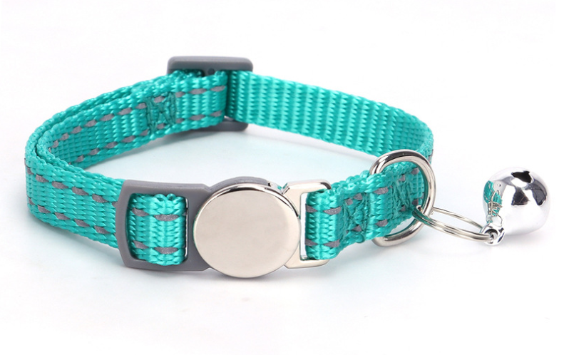 Personalized Custom Pet Tag Collar with Bell Luxury Laser Engraving Name ID Breakaway Buckle Dog Cat Nylon Collar