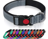 Reflective Neoprene Adjustable Padded Nylon pet Dog Collar leash lead