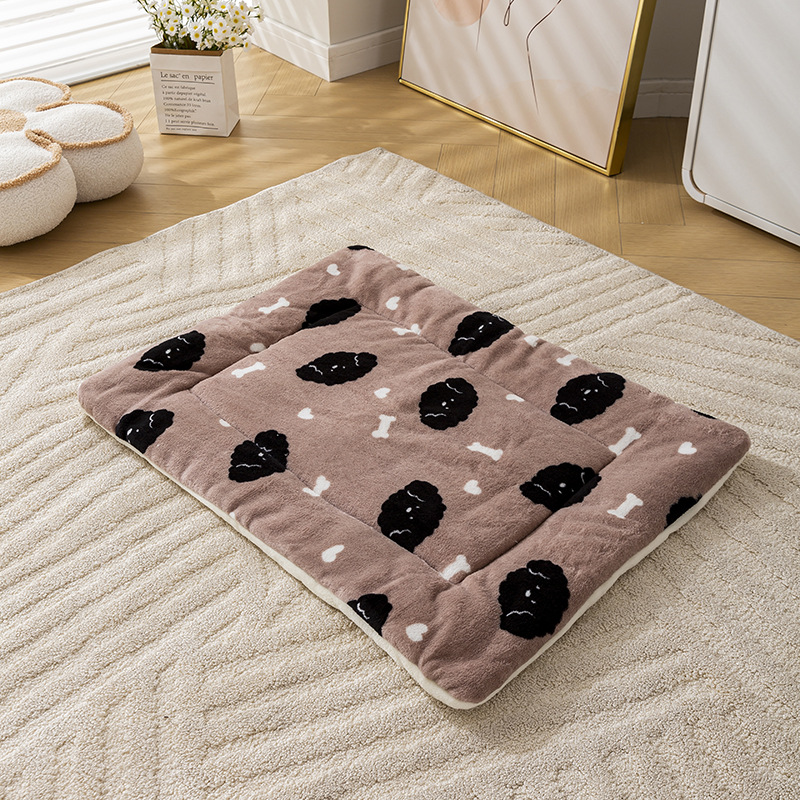 Warm Soft Comfort Plush Pet Bed Dog cat Blanket Mat