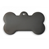 Blank Printer Anodized Aluminium Stainless Steel Custom Necklace Metal Bone Shaped Blank Chain Dog Tag