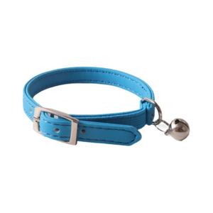 PU Leather Elastic Belt Pet Collar Custom Colors Waterproof Classic Leather Cat Collar