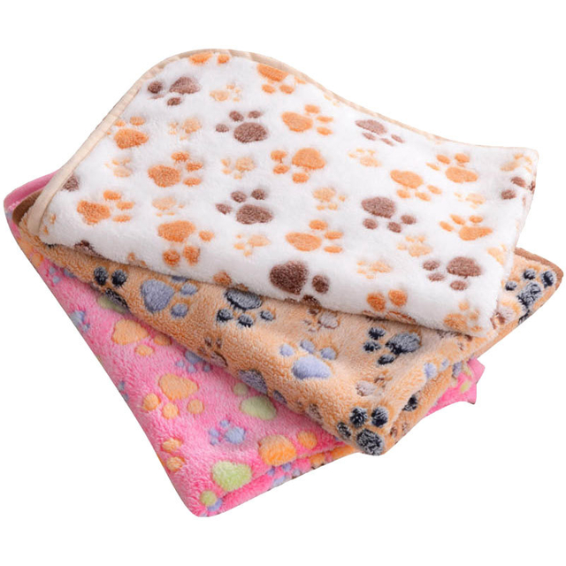 Cat and Dog Blankets Soft Warm Fleece Flannel Pet Blanket