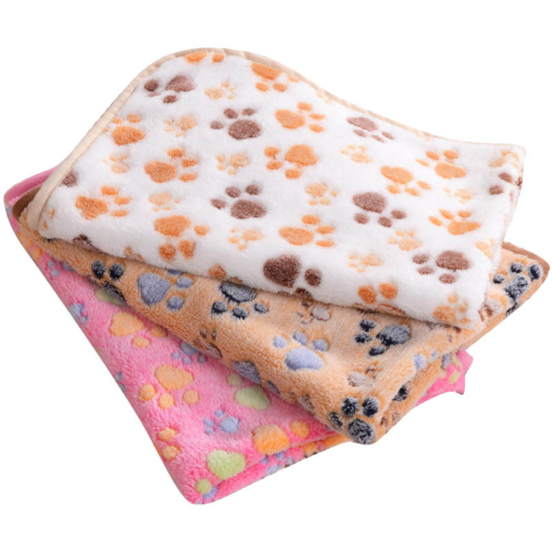 Cat and Dog Blankets Soft Warm Fleece Flannel Pet Blanket