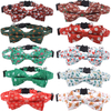 New Style Christmas Santa Claus Snowflake Snowman Breakaway Buckle Safety Cat Collar for Pet Cats Collars