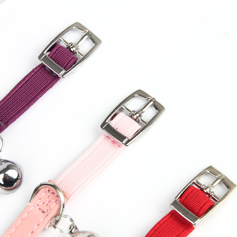 Velvet Crystal Rhinestone Soft Elastic Belt Cat Necklace Collar Diamond Chain