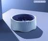 Pet Colorful Healthy Diet Slow Feeder Anti-Slip Plastic Water Food Dog Bowl
