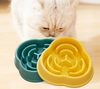 classic Pet dog Slow Food eating Bowl multi-color bowl