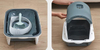 Plastic Closed Pet Cat Litter Box Cat Litter Trays Toilet