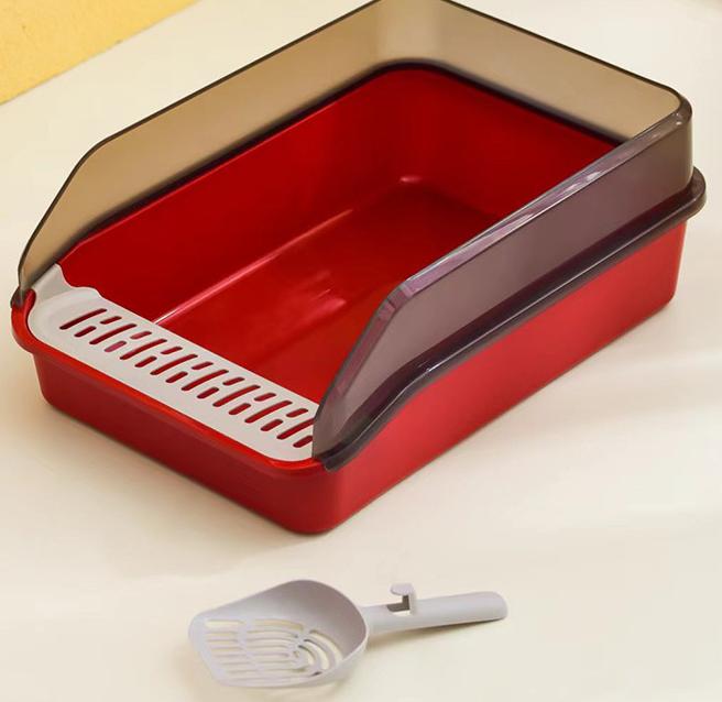 Cat Litter Box tray Plastic Cats Sandbox Toilet Pet Cleaning Cat Toilet Products