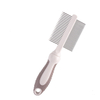 Double-sided Pet Grooming Tool Two in One Dog Flea Comb Cat Metal Comb for Removing Tangles and Knots