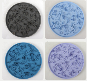 Silicone Pet Sniffing Mat Cat Food Slow Feeding Training Feed Mats Silicone Snuffle Mat for Dogs