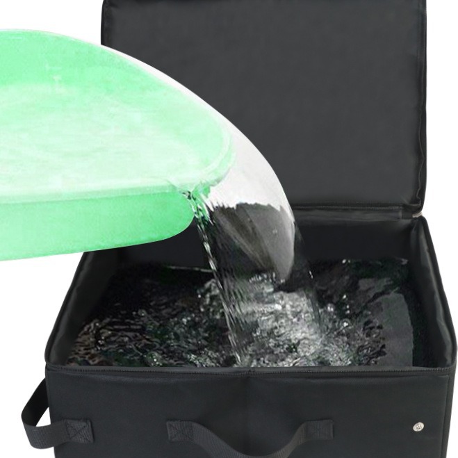 Foldable Cat Litter Box Travel Cat Litter Box with Lid oxford cat toilet and Handle for Travel Home for All Season Cat Supplies
