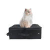 Foldable Cat Litter Box Travel Cat Litter Box with Lid oxford cat toilet and Handle for Travel Home for All Season Cat Supplies