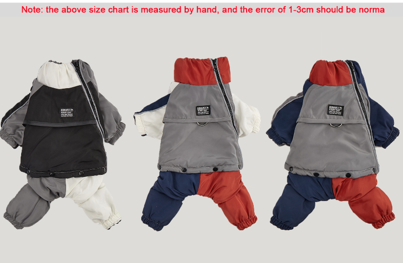 OEM Zipper Reflective Warm Dog Clothing Luxury Jackets Winter Jacket Pet Clothes