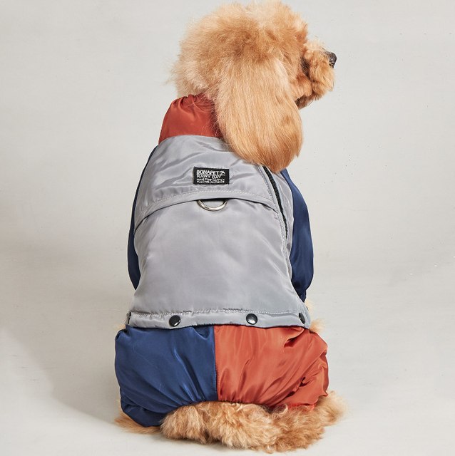 OEM Zipper Reflective Warm Dog Clothing Luxury Jackets Winter Jacket Pet Clothes