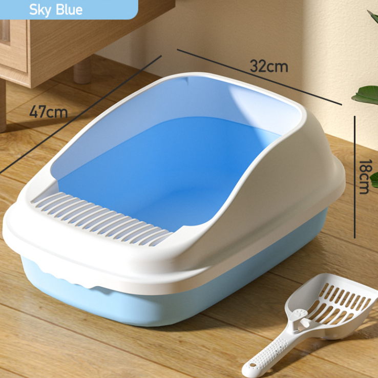 Cats Litter Box Semi Automatic Pet Cat Toilet Cat Training Toilet Kitten Toilet Boxes