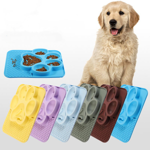  Silicone Dog Lick Mat Logo-Customized Lick Mat Dog Accessories Slow bowl Down Your Pet's Eating